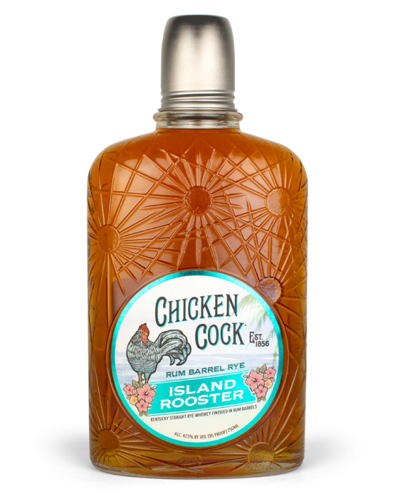 Chicken Cock Island Rooster Rum Barrel Rye Whiskey