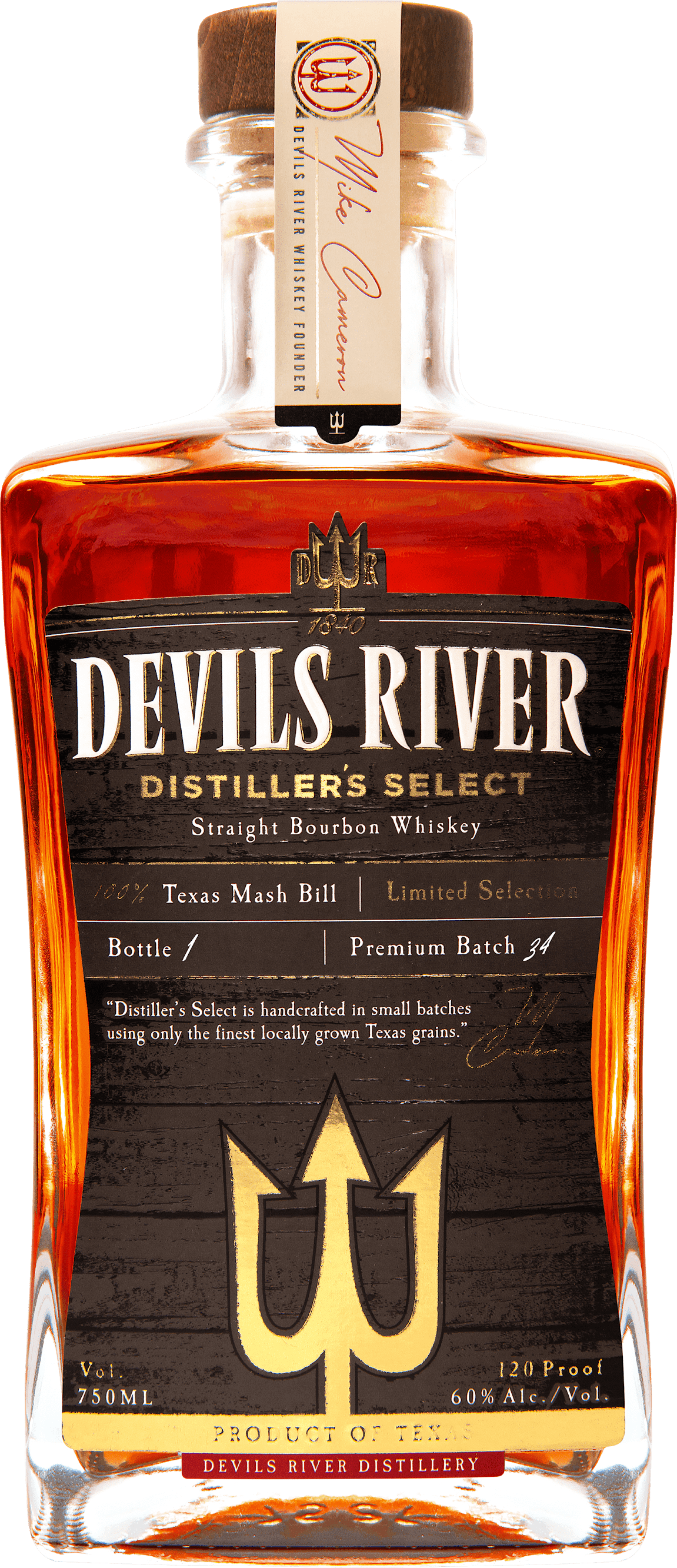 Devils River Distiller's Select Straight Bourbon Whiskey