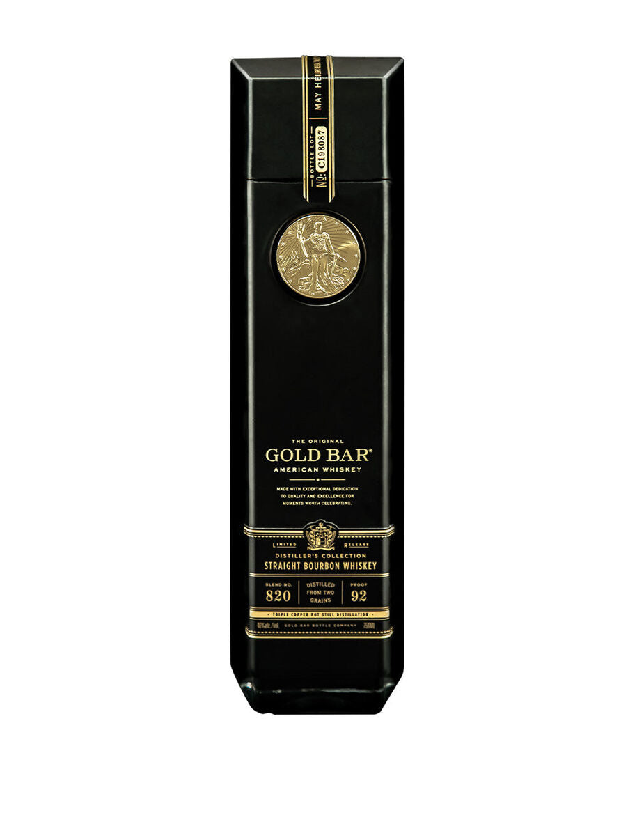 Gold Bar Black Double Cask Bourbon Whiskey