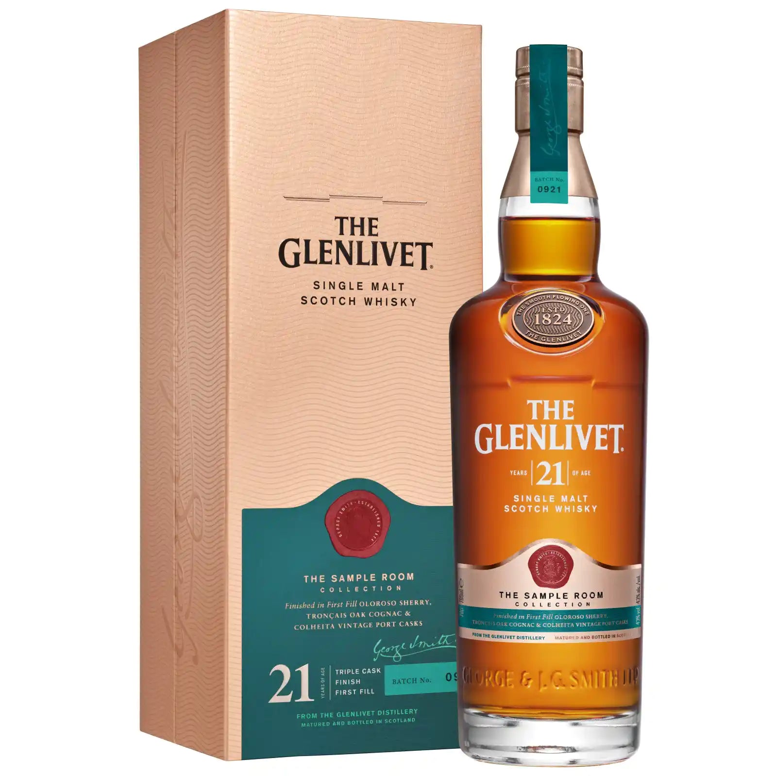 The Glenlivet 21 Year Old Single Malt Scotch Whisky