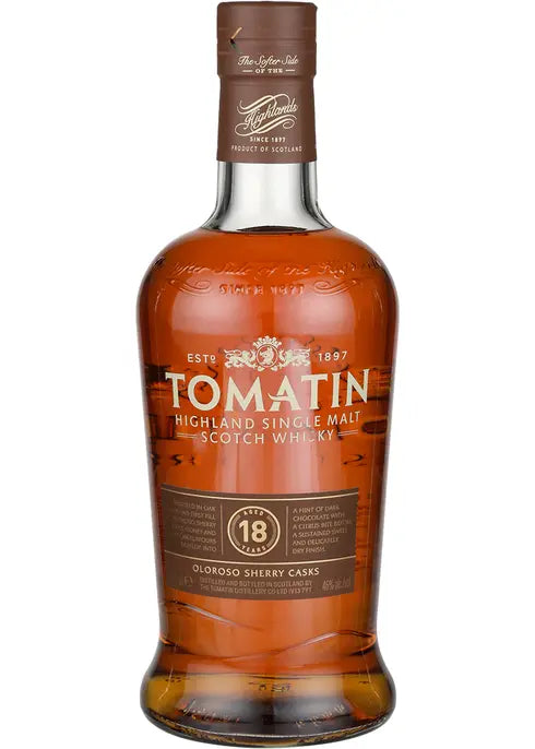 Tomatin 18 Year Old Single Malt Scotch Whisky