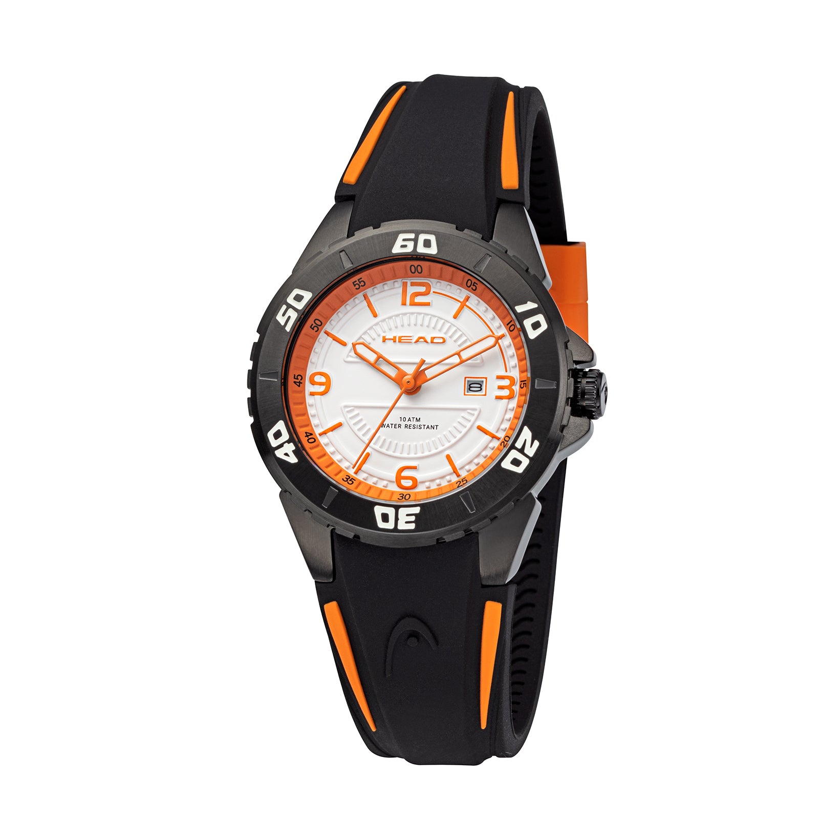 HEAD VANCOUVER Black/Orange sport watch