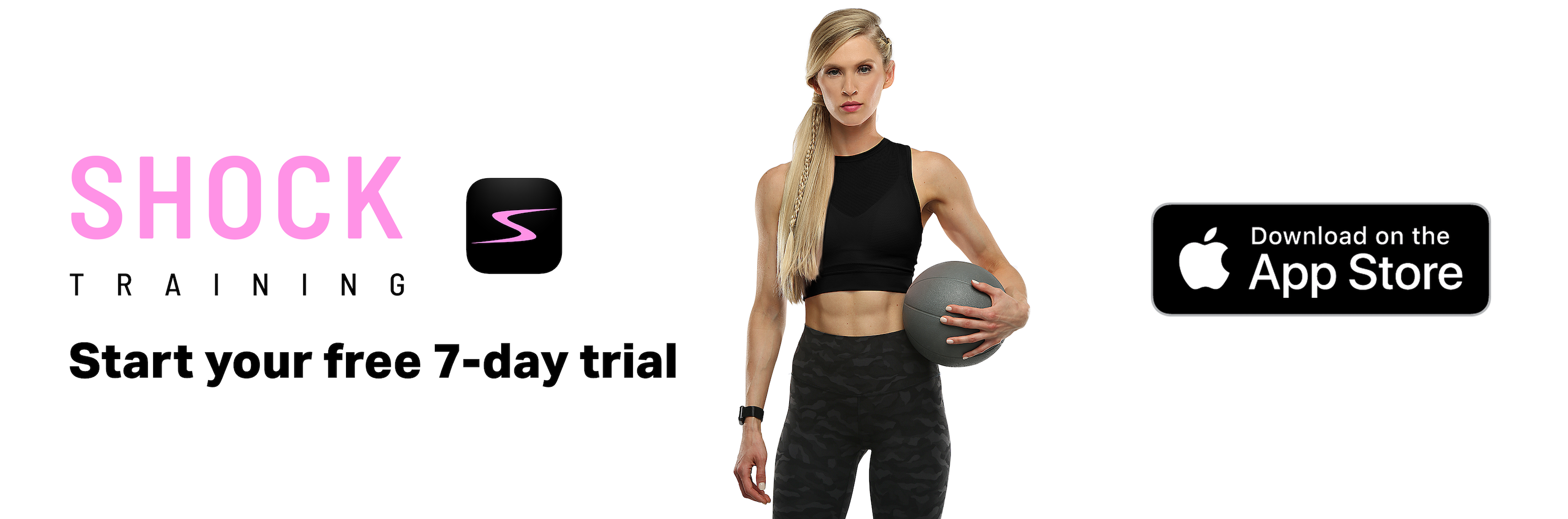 The SHOCK Women's Fitness App gives women a new way to get fit, tone up, and build muscle.