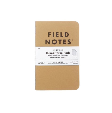Field Notes Journals 3-Pack Multi
