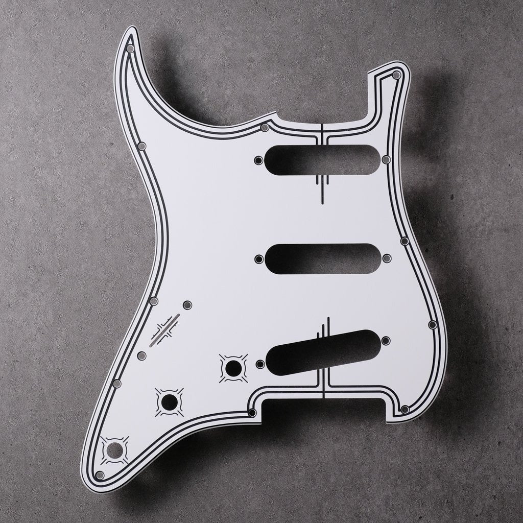 left handed stratocaster pickguard