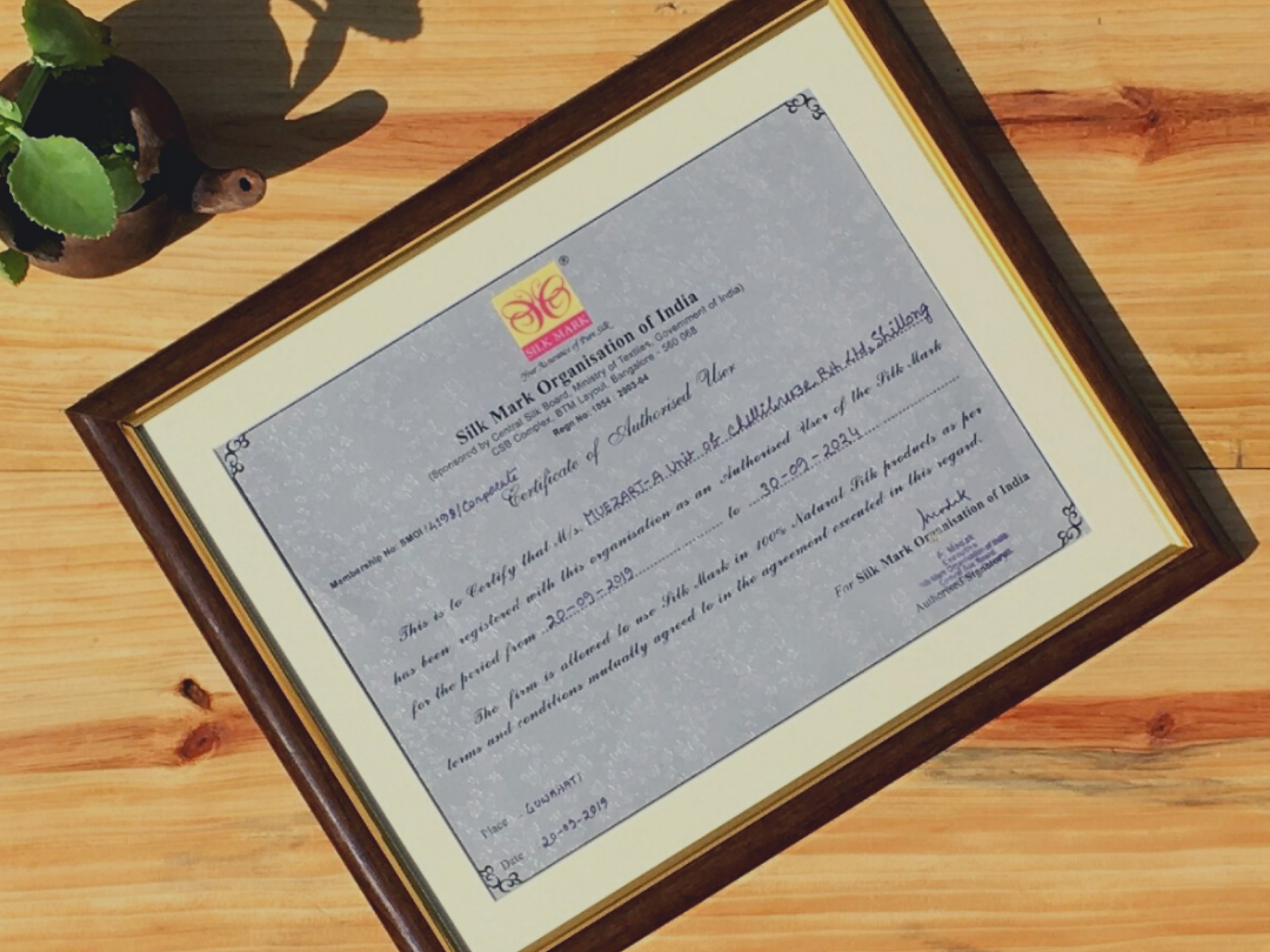 Silkmark Certificate | Muezart