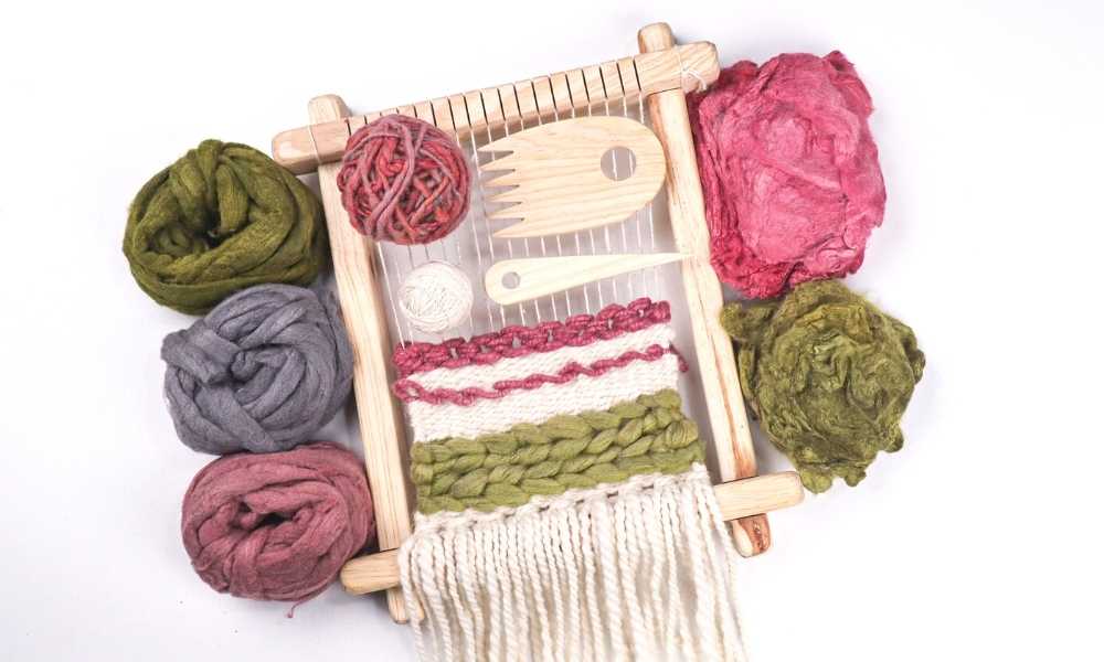 Beautiful Tapestry Weaving Loom For Beginners Use For DIY Arts and Crafts At Home