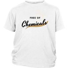 Load image into Gallery viewer, Free of Chemicals boy&#39;s sweatshirt and tshirt/girls sweatshirt and tshirt
