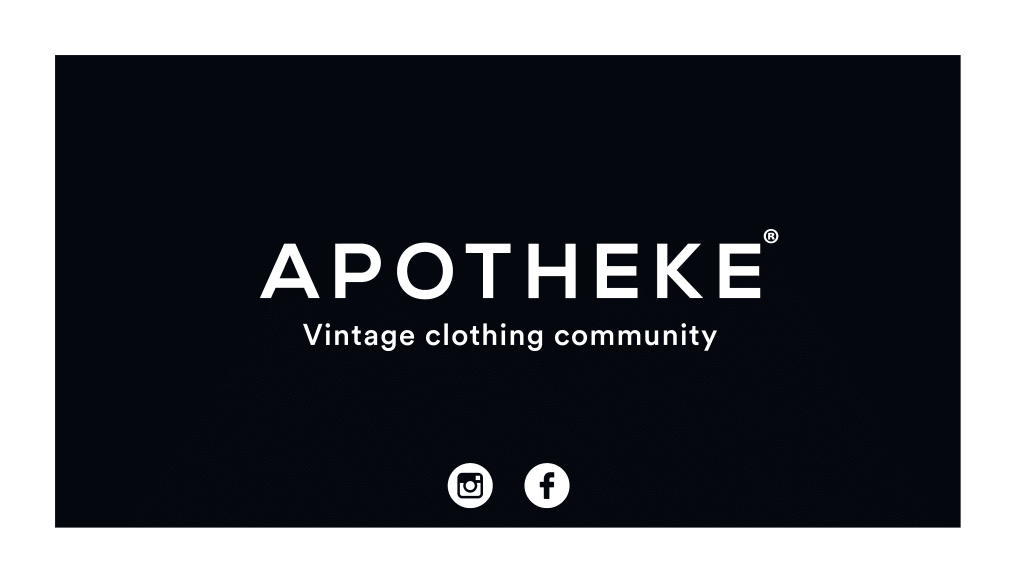 Apotheke vintage clothing