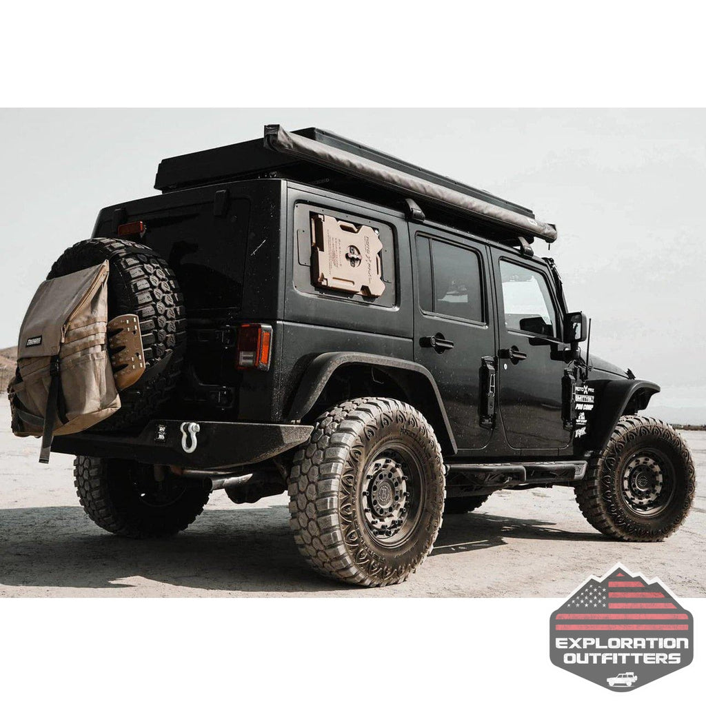 Blackout Window Storage for Jeep Wrangler - by Rebel Off Road