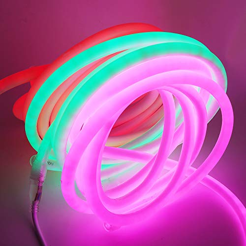 pink neon rope light