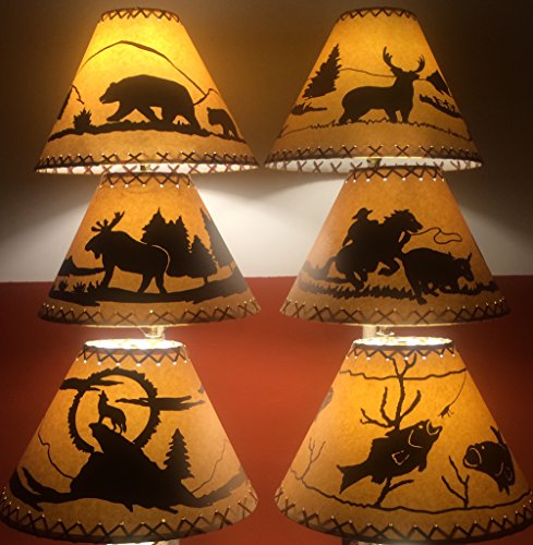 deer print lamp shades