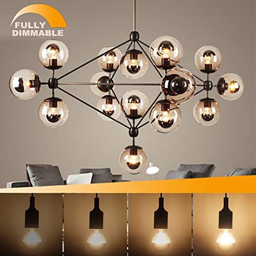 half mirror globe bulb