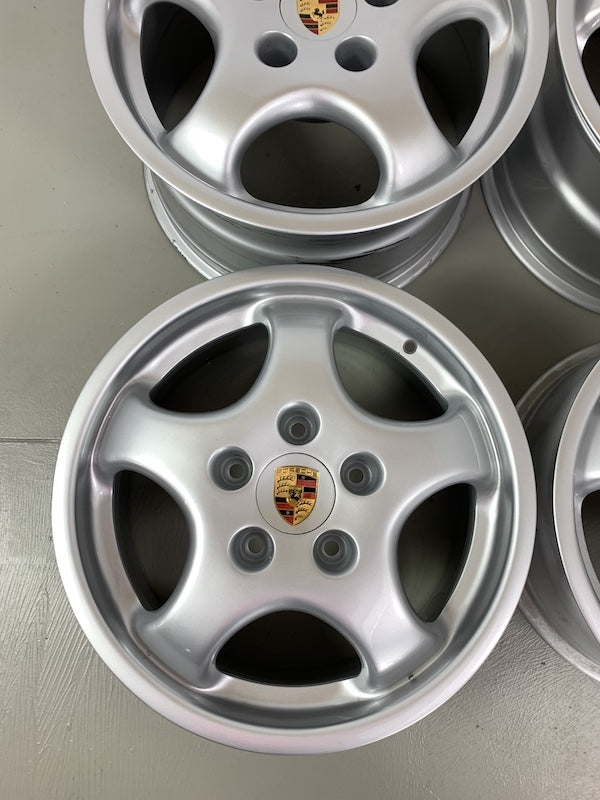 Porsche 964 17 Zoll Cup I 964 Felgen Räder 7,5 J+9,5 J Topzustand 9653