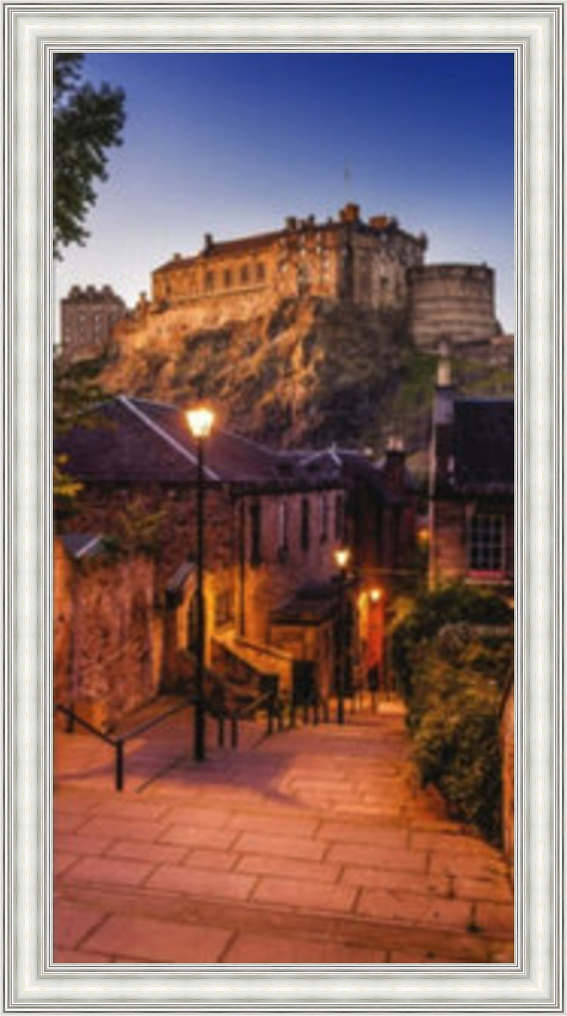 Edinburgh Castle - Colour Burst - Slim Frame