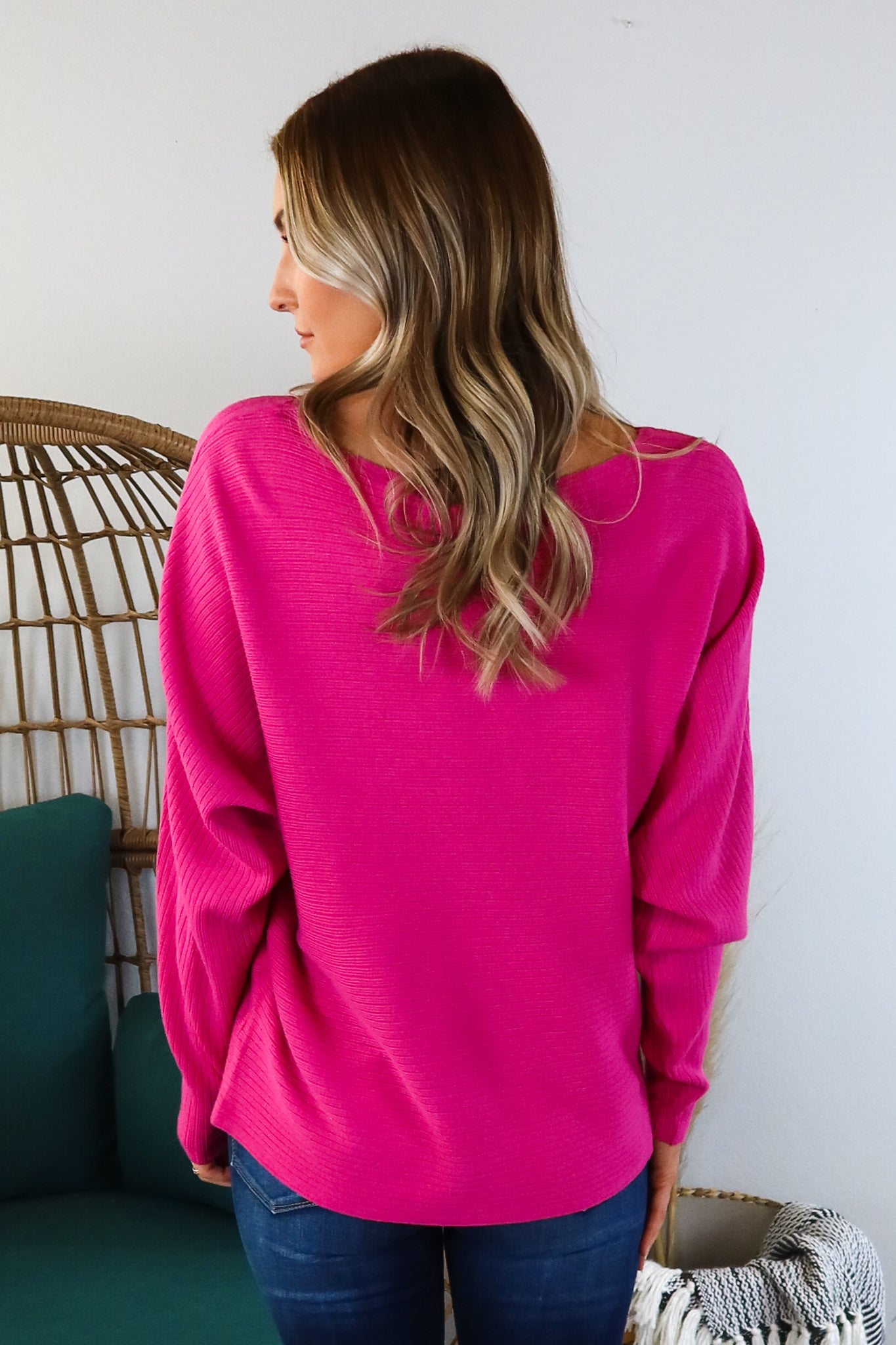 Slouchy Off The Shoulder Top - 2 Colors