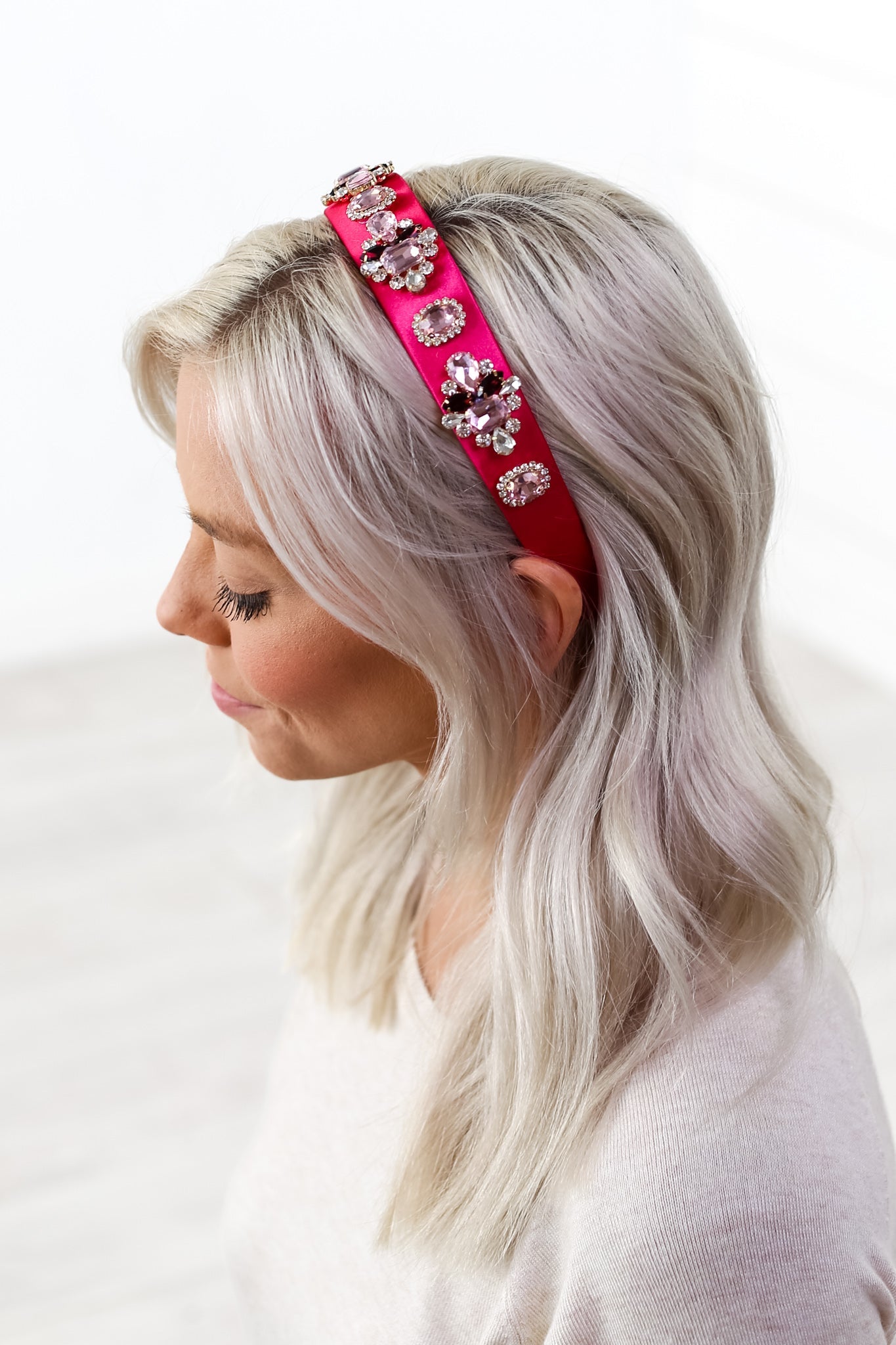  Crystal Flower Baroque Headband 