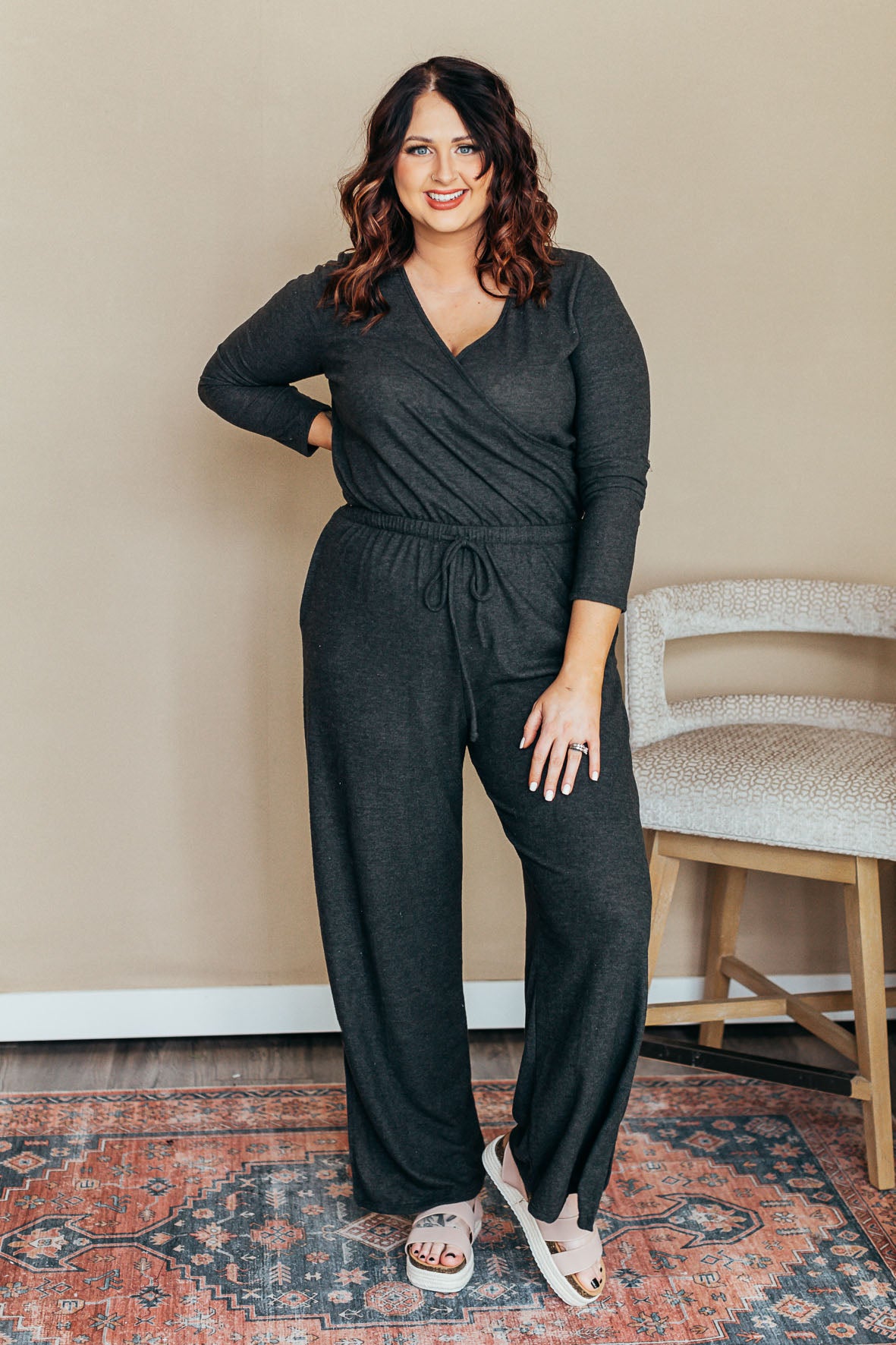  As It Was Cross Front Jumpsuit - 2 Colors 