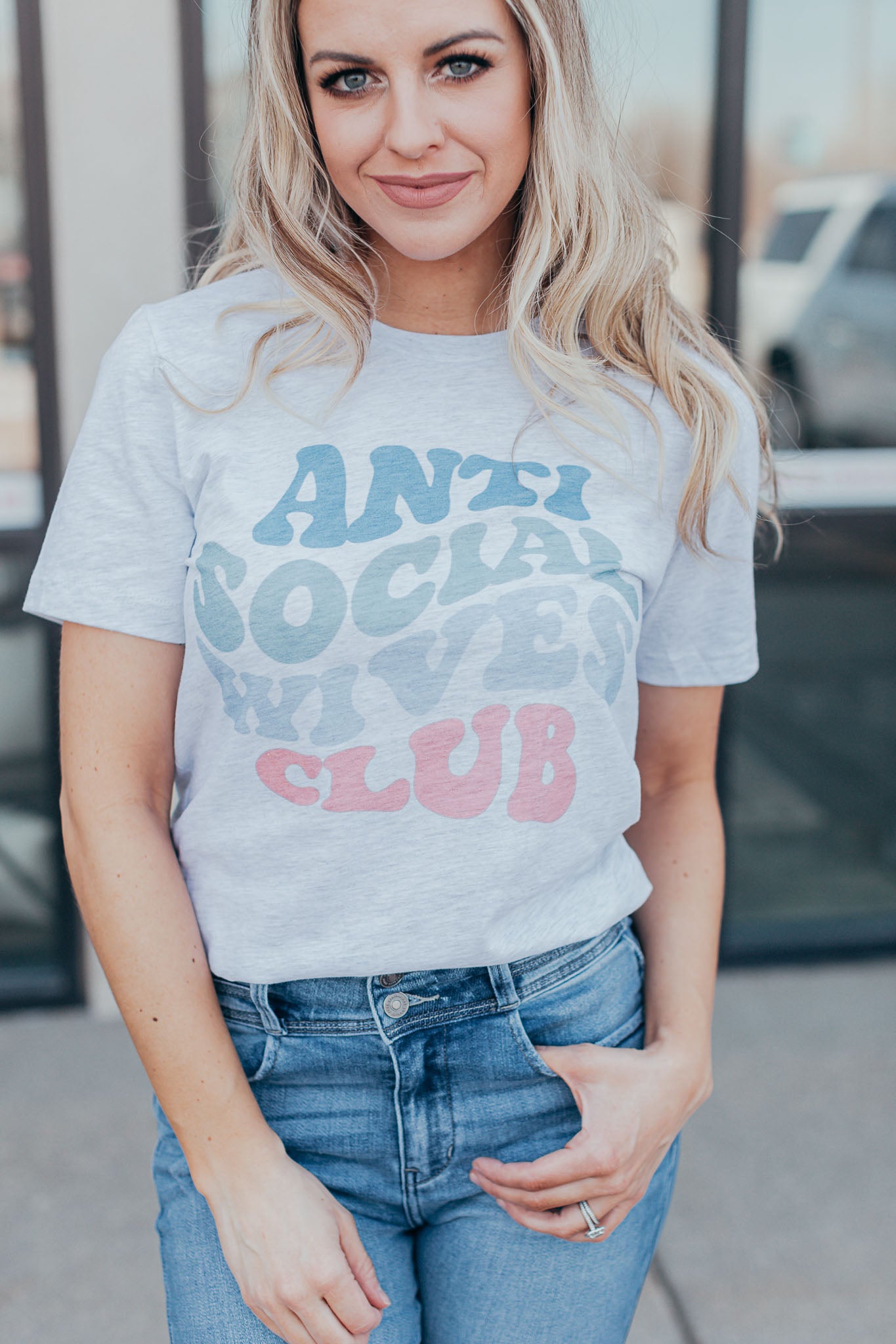  Anti Social Wives Club Graphic Tee 