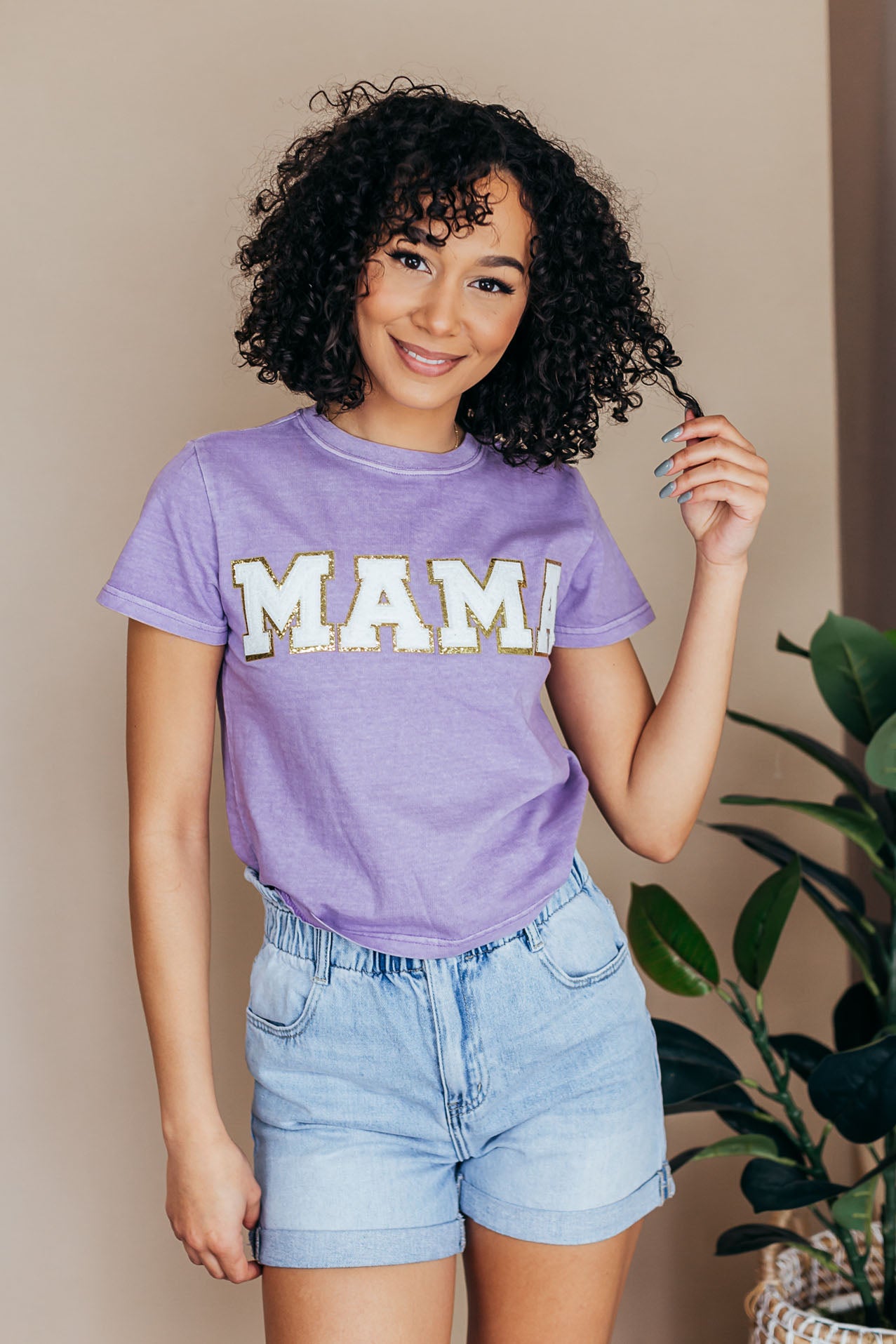  Mama Graphic Crop Top - 2 Colors 