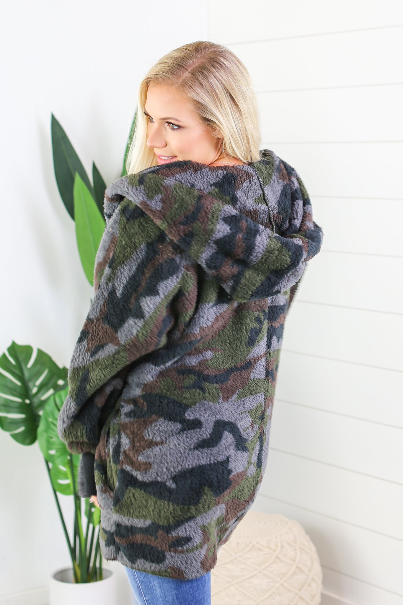 Camo Sherpa Jacket