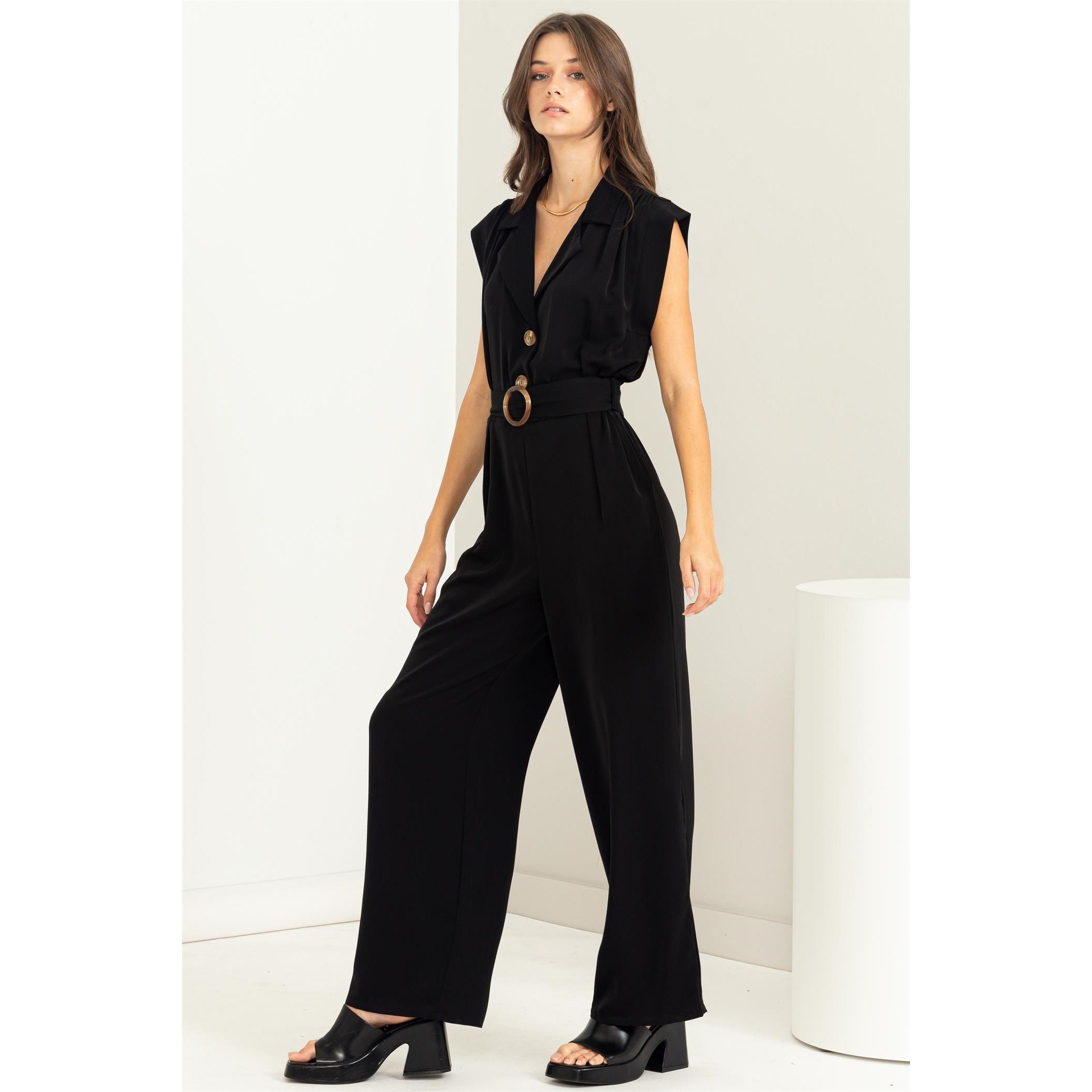  Sweet Pea Sleeveless Jumpsuit 