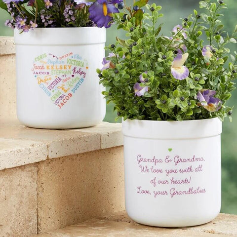 Personalized Outdoor Flower Pots