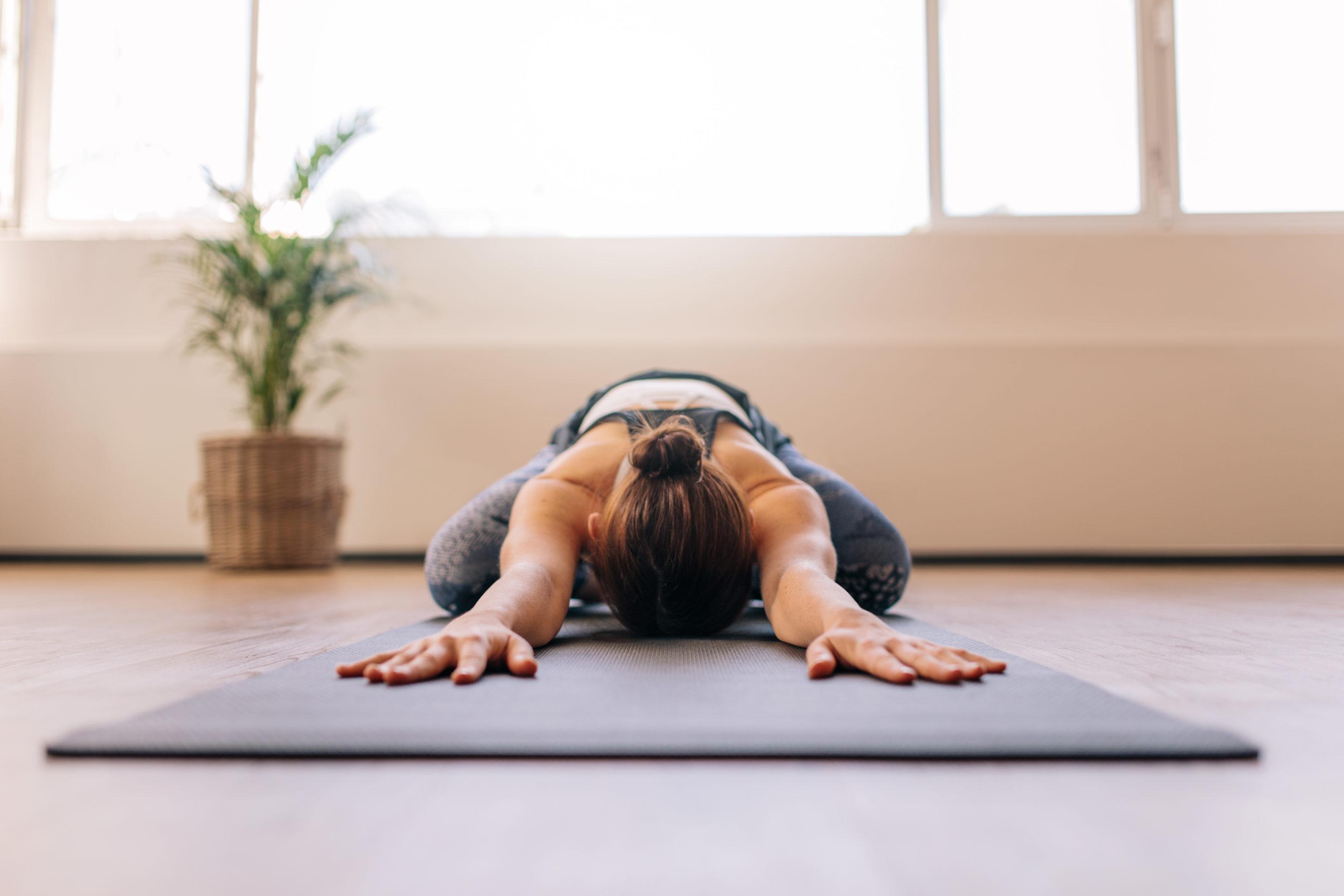 Morning yoga sequence of 12 poses Stock Photo | Adobe Stock