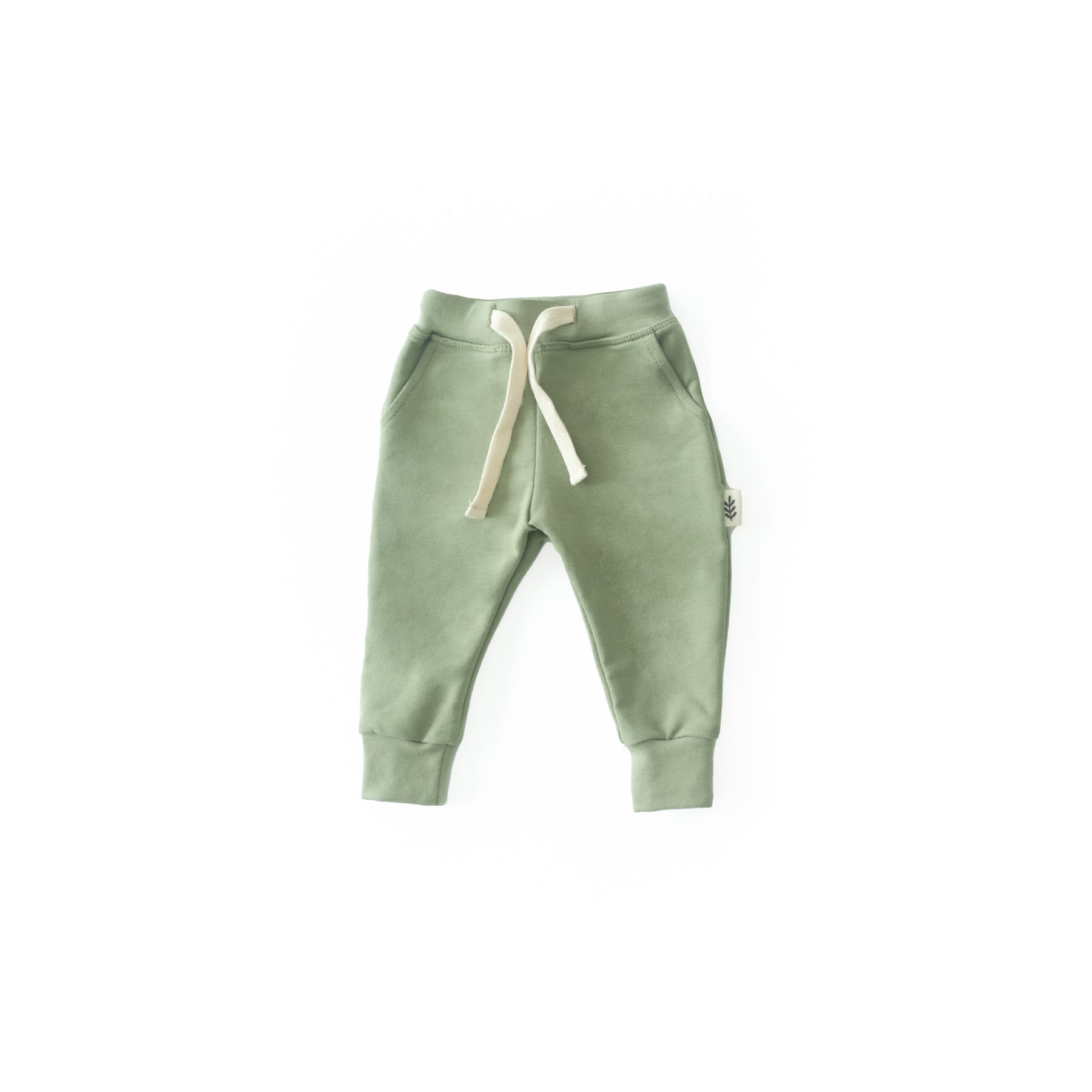 Kids Pants 3/4 Organic Green