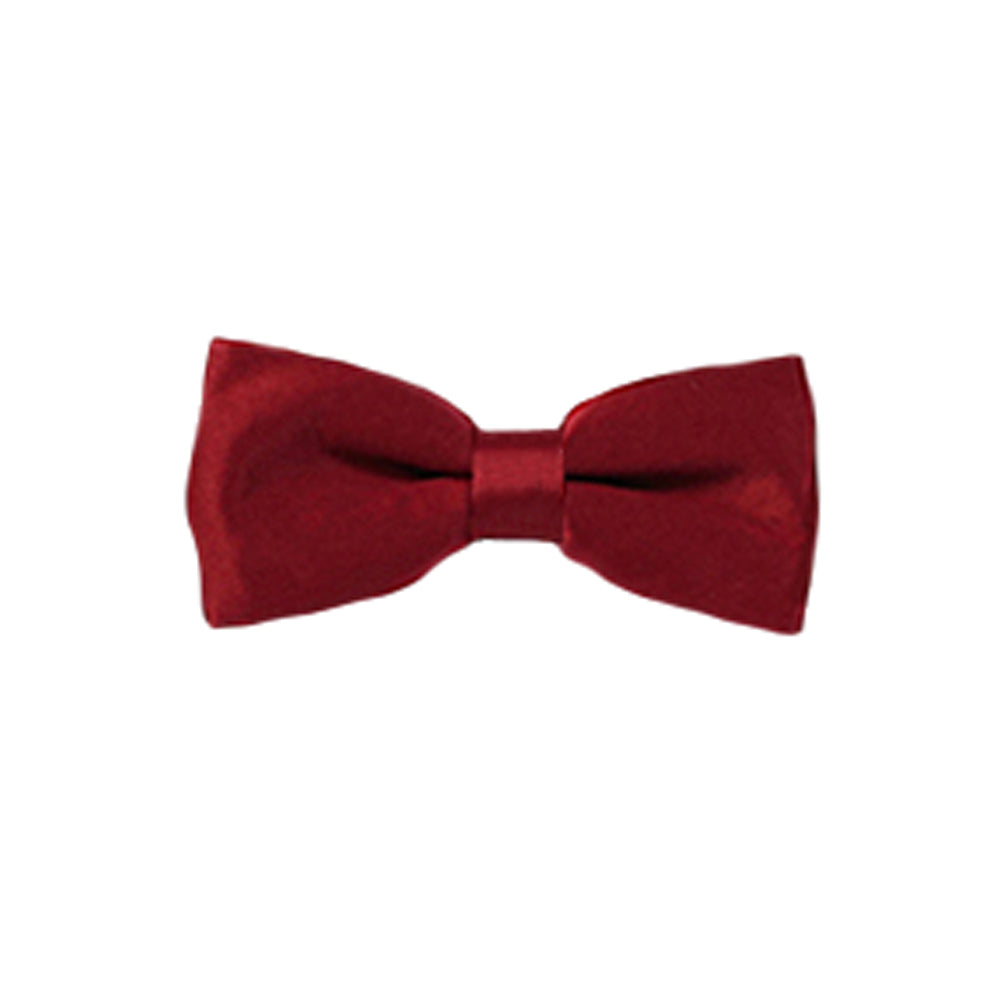 Burgundy Velvet Bow Tie - Best Dressed Tot - Baby and Children's Boutique