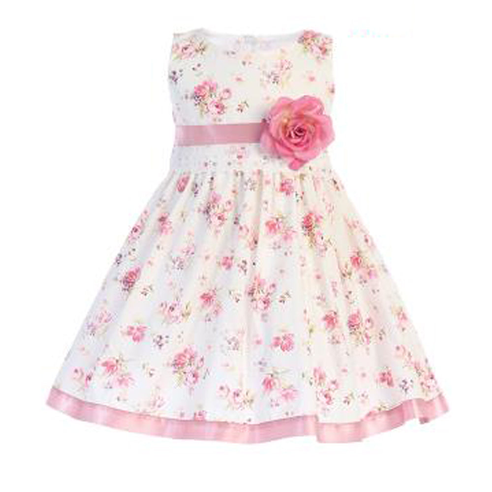 Cotton Floral print dress - Best Dressed Tot - Baby and Children's Boutique