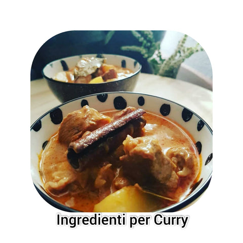 Ingredienti per Curry