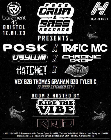 free drum and bass flyer bristol event