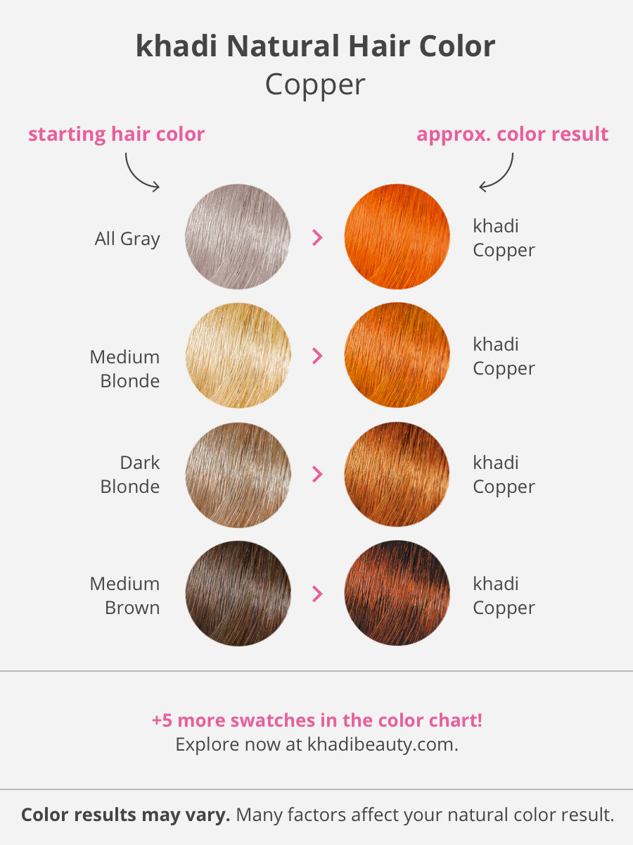 natural copper hair color