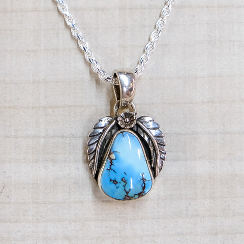 Golden Hills Turquoise Pendant by Gary Glandon