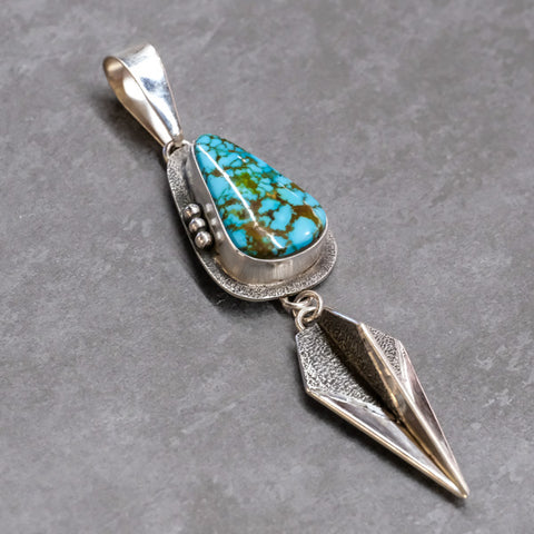 Kingmn Turquoise Arrowhead Pendant by Skylar Glandon