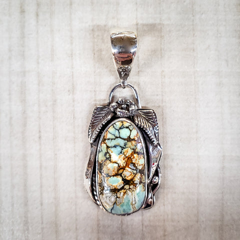 Seven Dwarfs Turquoise Pendant by Gary Glandon