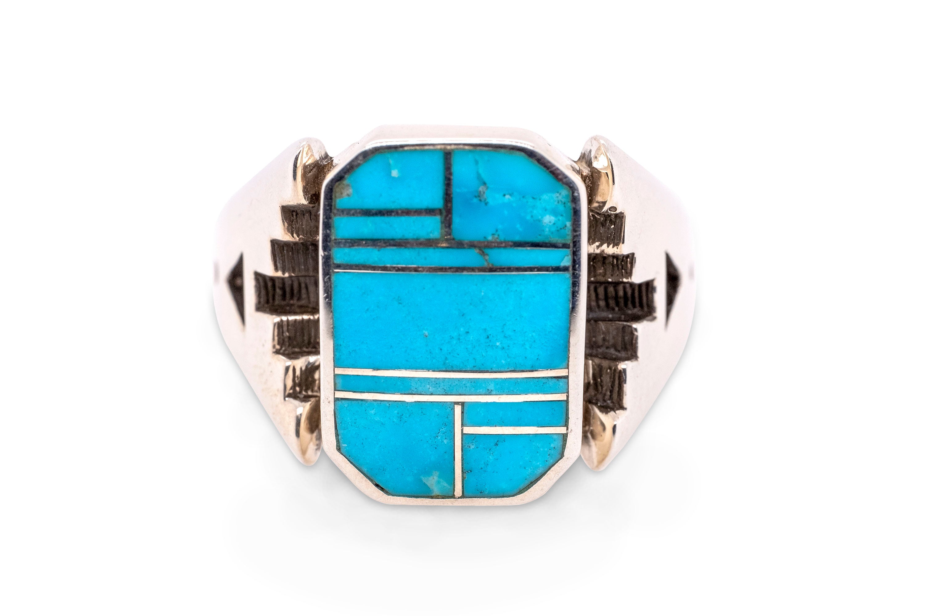David Rosales Men's Turquoise Ring