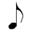 note croche solfege