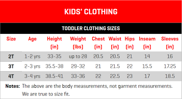 puma training pants size chart