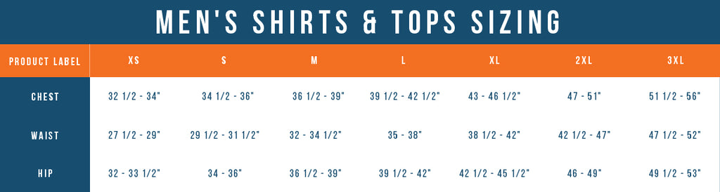 Adidas Size Charts