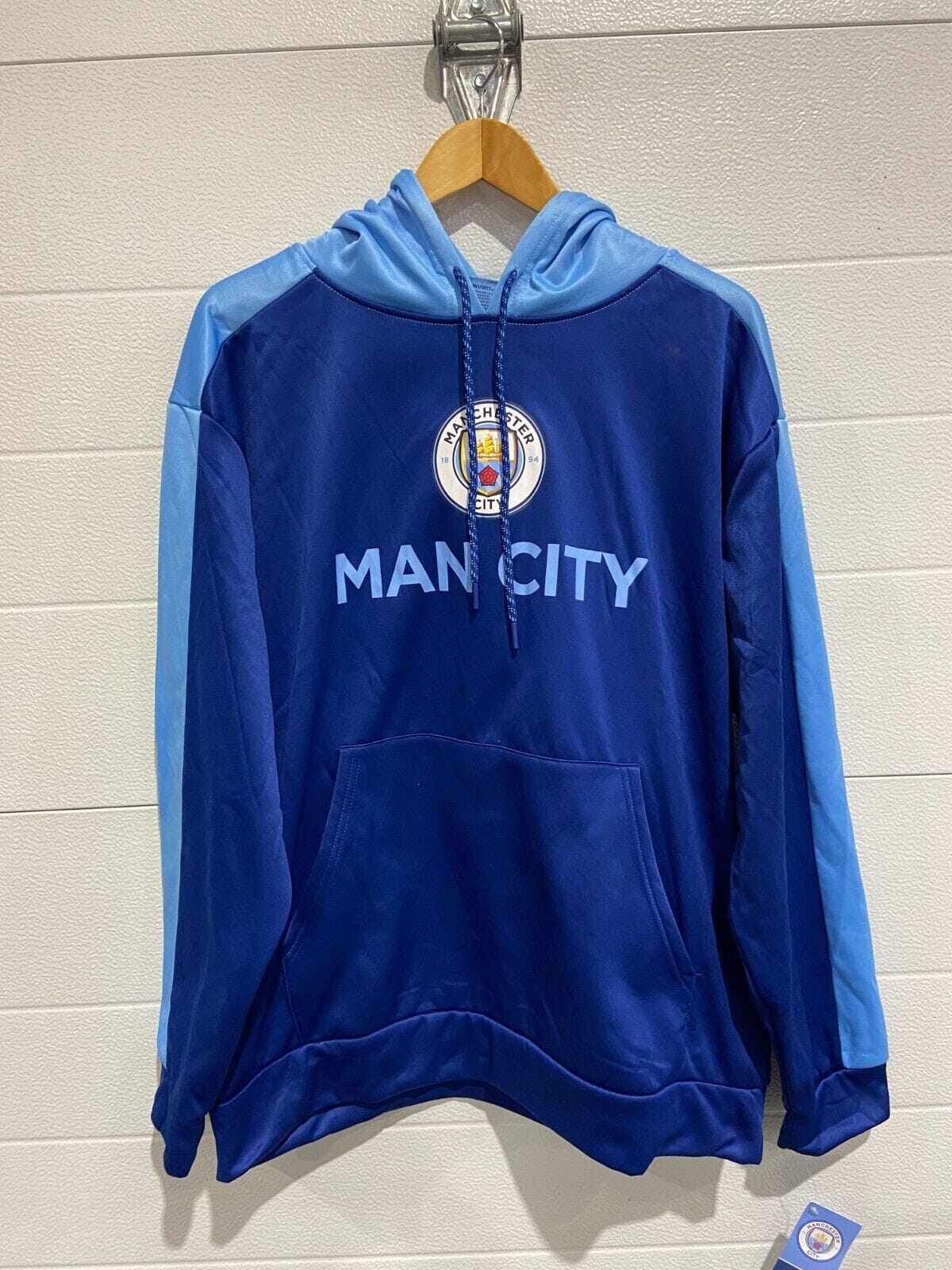 Icon Sports Men's Manchester City Officially Licensed Pullover Hoodie -  Goal Kick Soccer