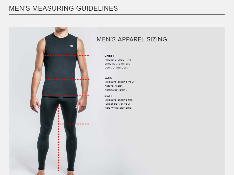 New Balance Size Chart