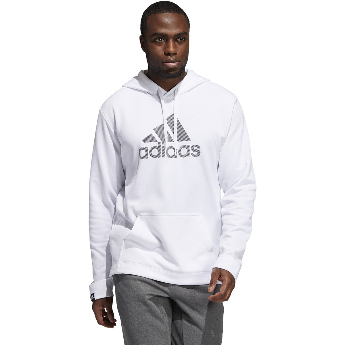 Image of adidas Men's Game and Go Pullover Hooded Sweatshirt | GT0052