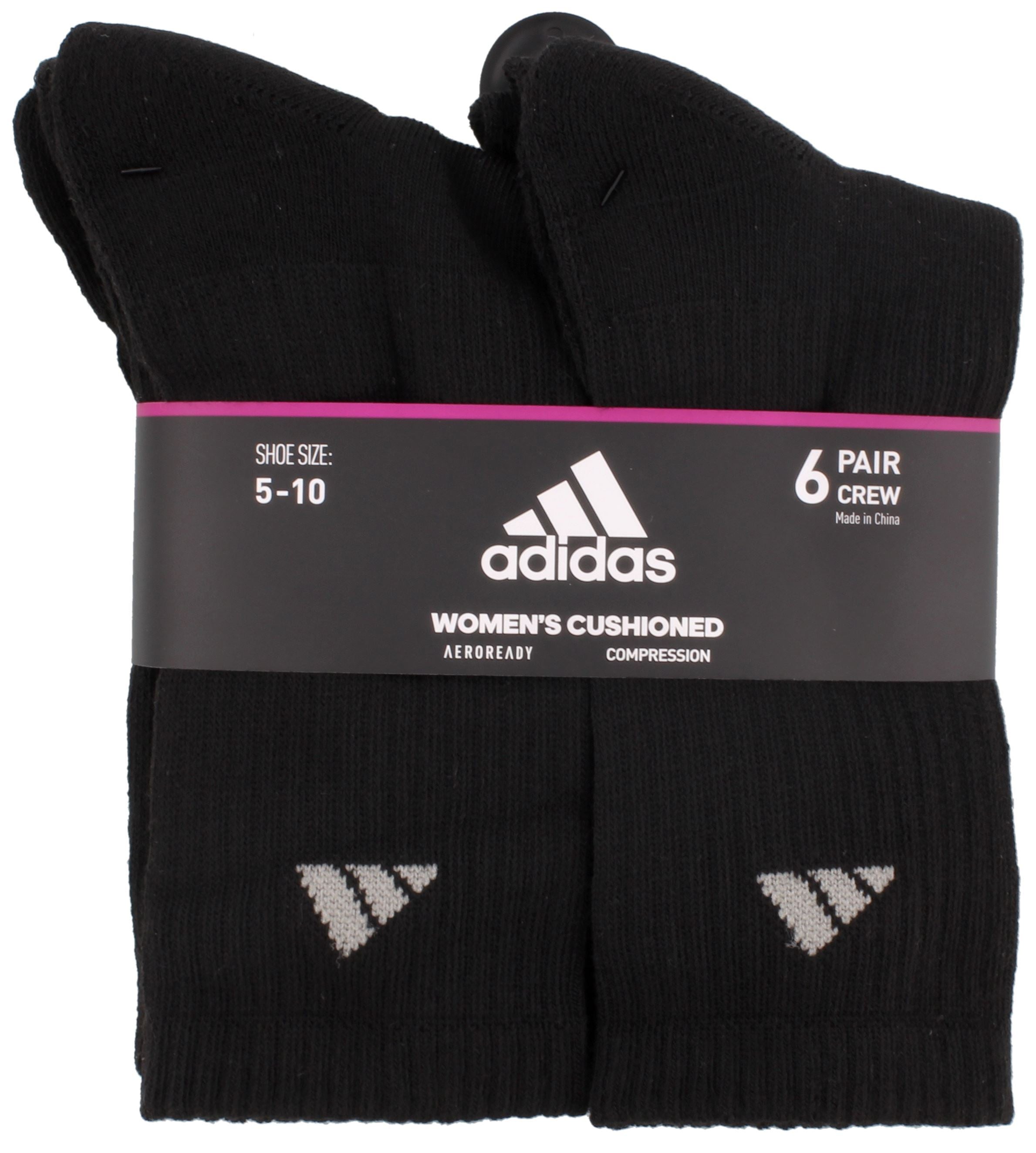 adidas Women's Athletic Crew Socks - 6 Pack | Goal Kick Soccer