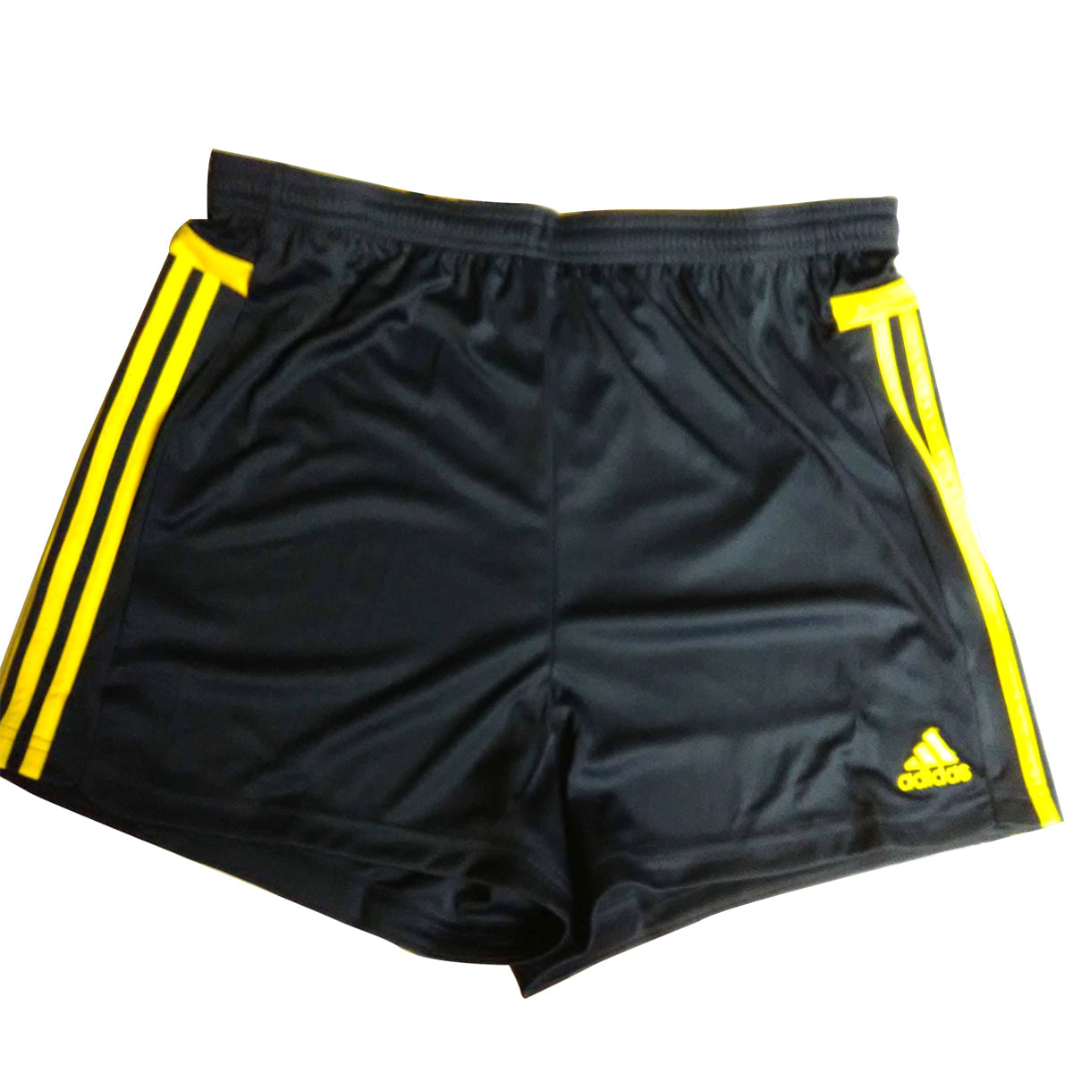 yellow adidas shorts womens