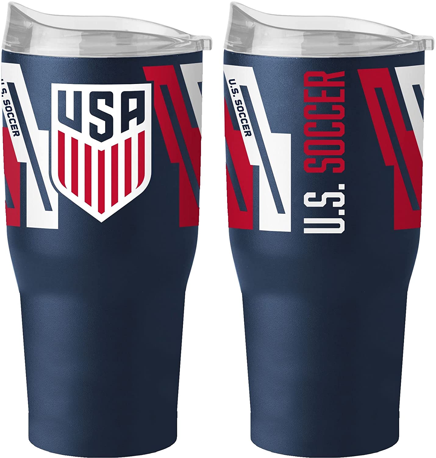 Logo Brands USA Soccer Camo Slim Can Cooler