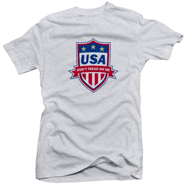 USA Don't Tread on Me Soccer Badge Printed Tee | Goal Kick Soccer