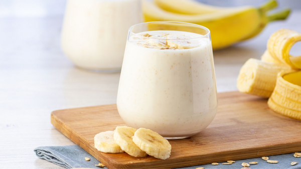 Batido de avena y plátano