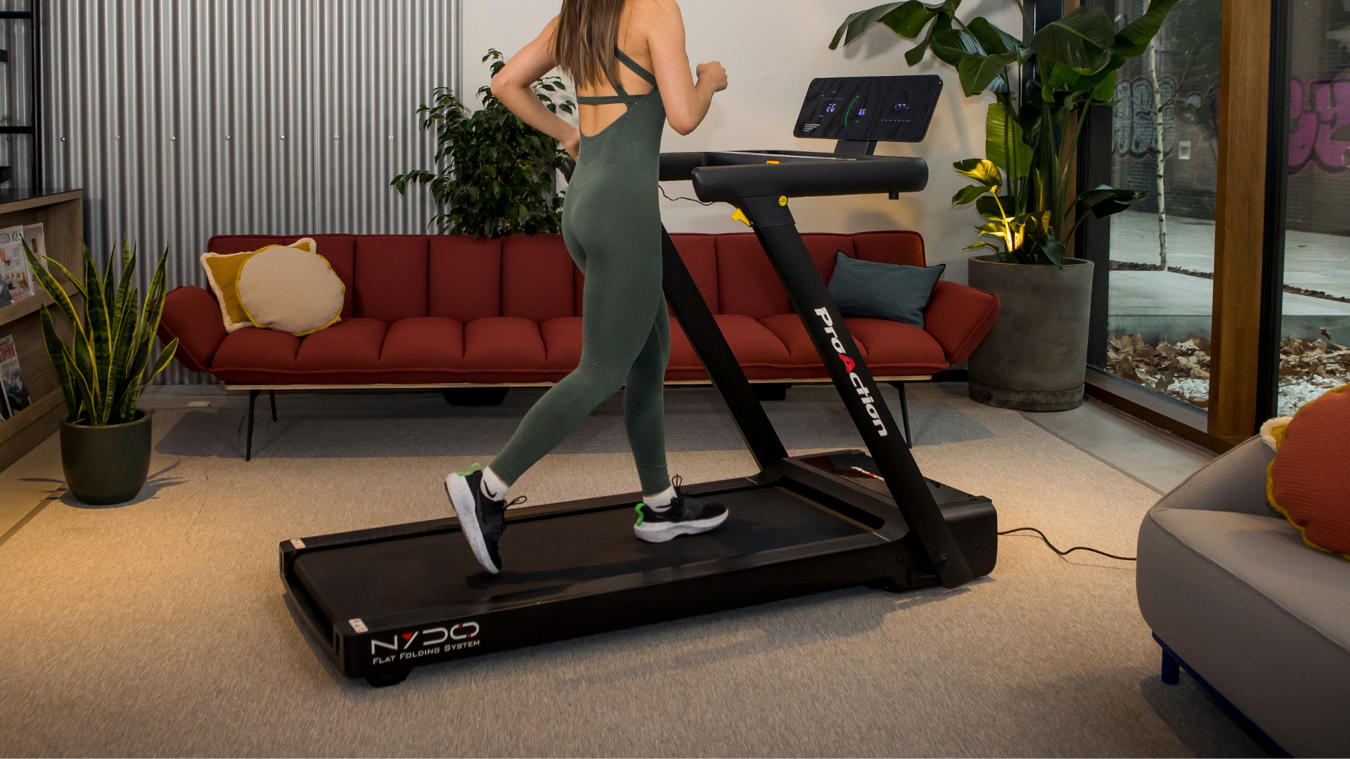 Nydo ultra-folding treadmill